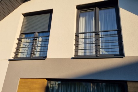 Wzór 30 balustrady stalowe