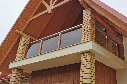 Wzór 20 balustrady szklane