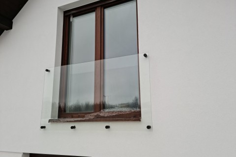 Wzór 26 balustrady szklane
