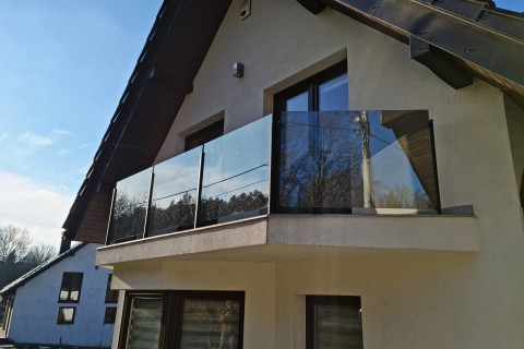 Wzór 22 A balustrady szklane