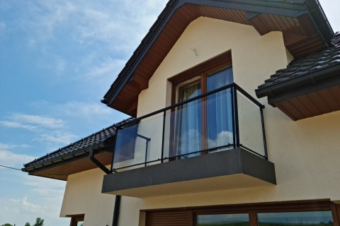Wzór 13 A balustrady szklane
