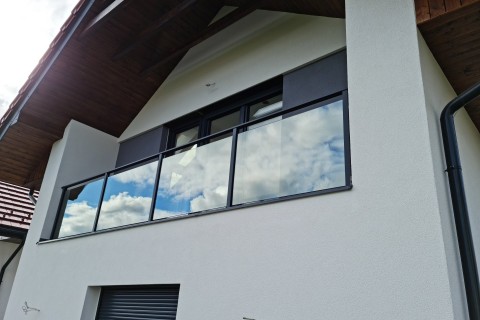 Wzór 27 A balustrady szklane